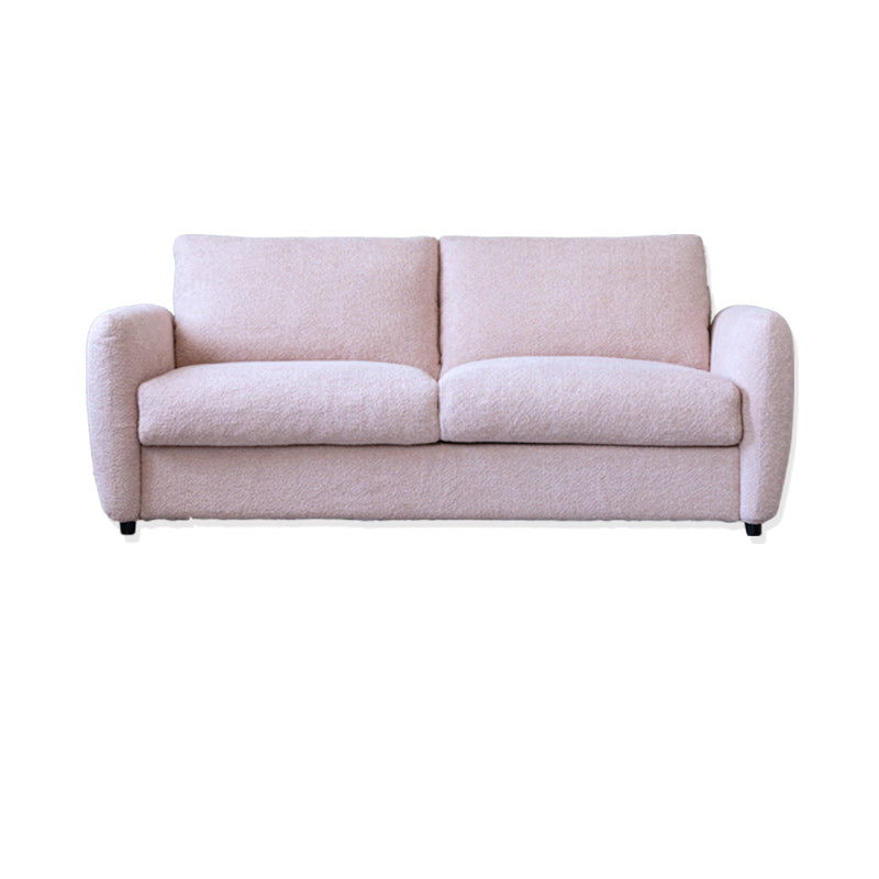 38" Wide Scandinavian Sofa Futon Foldable Upholstered Sleeper Sofa