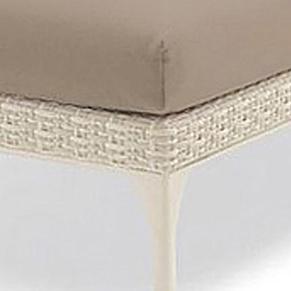 1 Piece Wicker Patio Sofa Modern UV Resistant Outdoor Patio Sofa