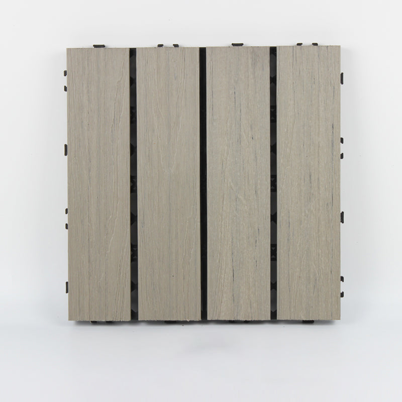 Outdoor Floor Board Stripe Composite Waterproof Square Deck Plank