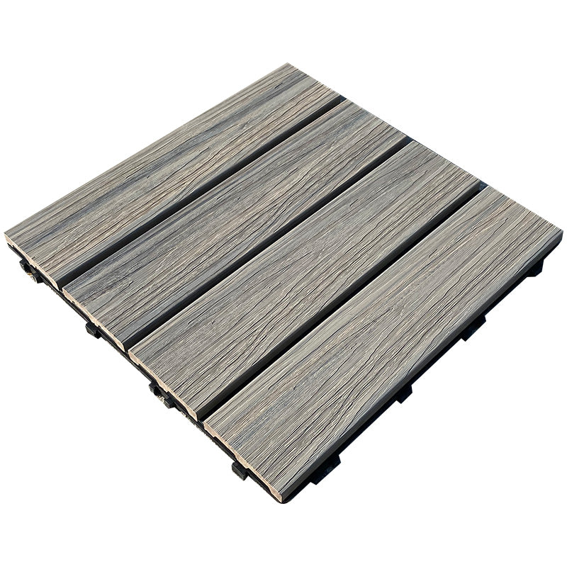 Snapping Patio Flooring Tiles Striped Pattern Tile Set Floor Board
