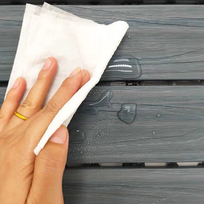 Snapping Patio Flooring Tiles Striped Pattern Tile Set Floor Board