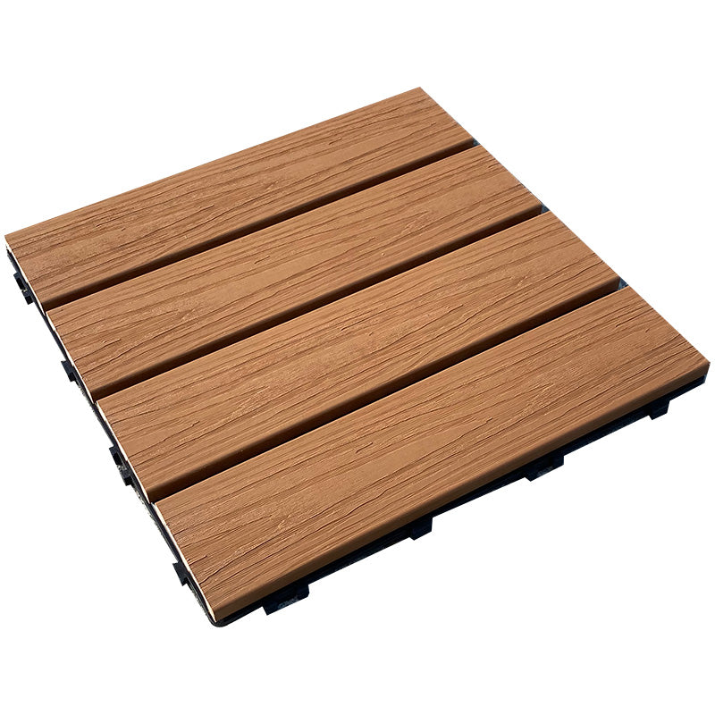 Snapping Patio Flooring Tiles Striped Pattern Tile Set Floor Board