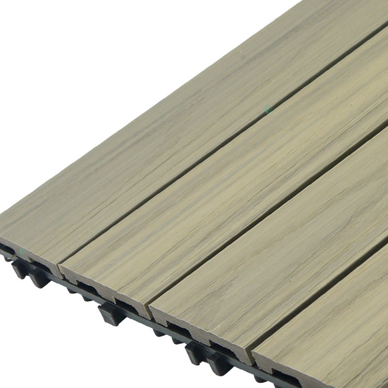 Snapping Patio Flooring Tiles Striped Pattern Tile Set Floor Board