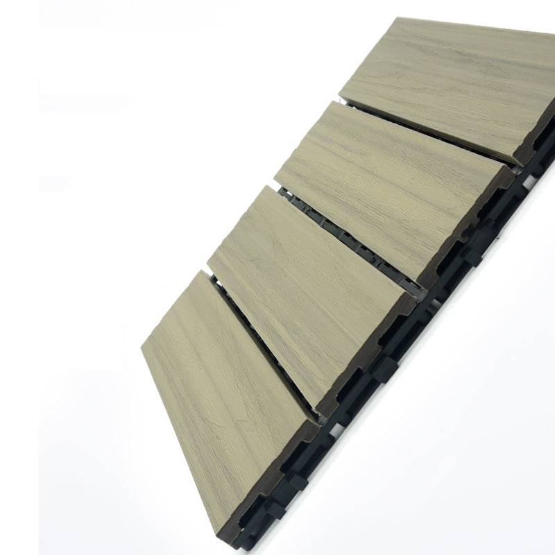 Snapping Patio Flooring Tiles Striped Pattern Tile Set Floor Board