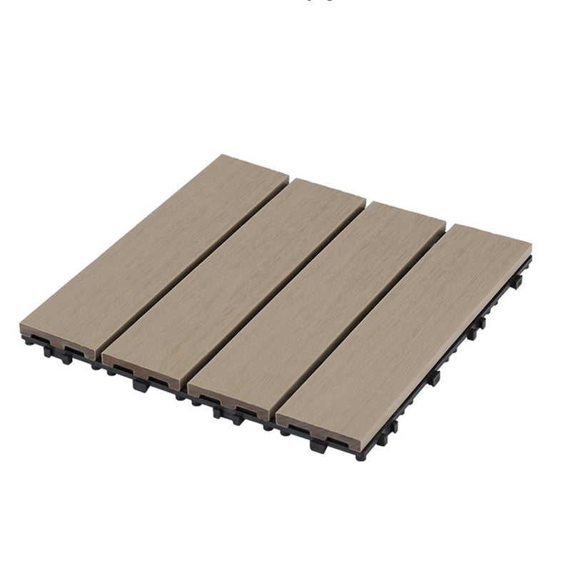 Snapping Patio Flooring Tiles Striped Pattern Tile Set Floor Board