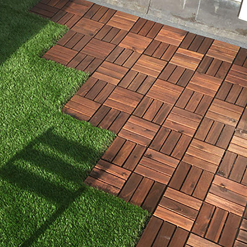 Snapping Patio Flooring Tiles Striped Pattern Tile Set Floor Board