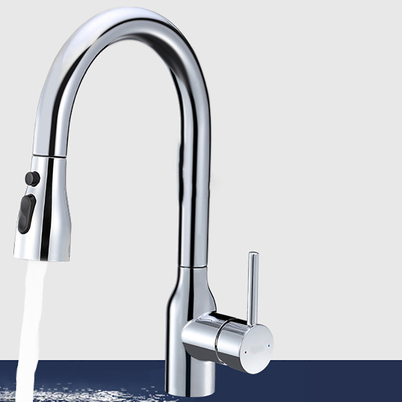 Standard Kitchen Faucet High Arc Swivel Spout with Single Handle