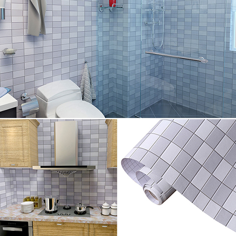 Colorful Mosaic Peel & Stick Tile Water-resistant Shower Wallpaper