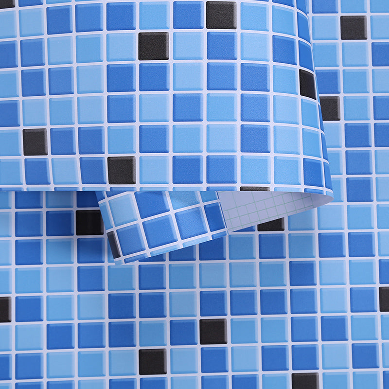 Colorful Mosaic Peel & Stick Tile Water-resistant Shower Wallpaper