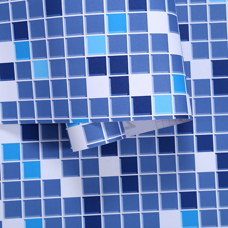 Colorful Mosaic Peel & Stick Tile Water-resistant Shower Wallpaper