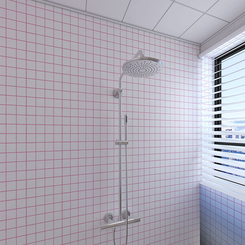 Colorful Mosaic Peel & Stick Tile Water-resistant Shower Wallpaper