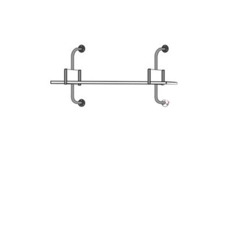 Contemporary White Bookcase Floating Closed Back Bookshelf with Shelves