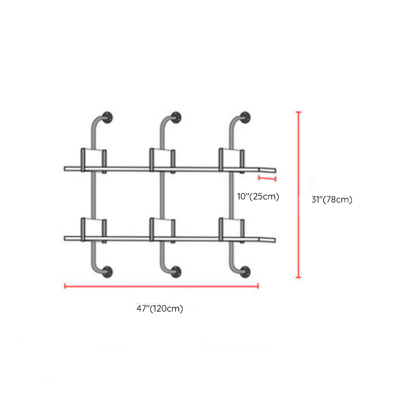 Contemporary White Bookcase Floating Closed Back Bookshelf with Shelves