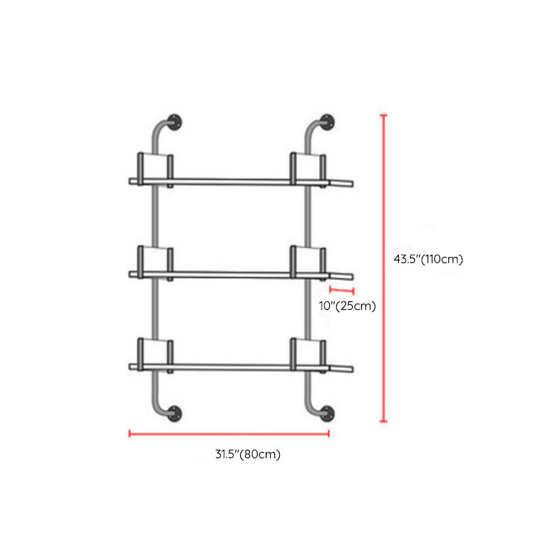 Contemporary White Bookcase Floating Closed Back Bookshelf with Shelves