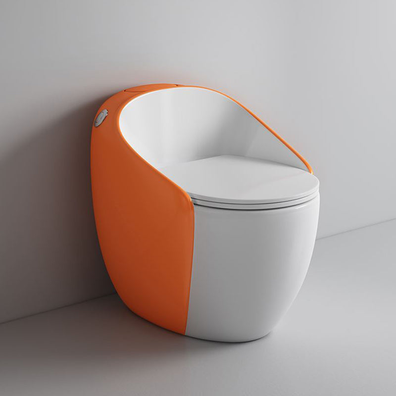 Contemporary Floor Mounted Toilet Seat Included Urine Toilet for Bathroom