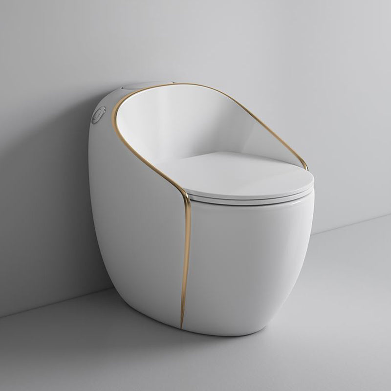 Contemporary Floor Mounted Toilet Seat Included Urine Toilet for Bathroom