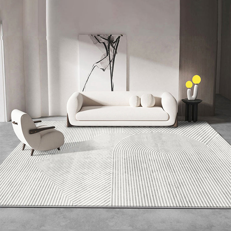 Abstract Pattern Rug Rectangle Polyster Modern Carpet Bedroom Room Non-Slip Backing Rug