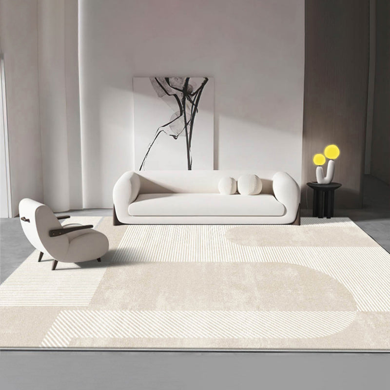 Abstract Pattern Rug Rectangle Polyster Modern Carpet Bedroom Room Non-Slip Backing Rug
