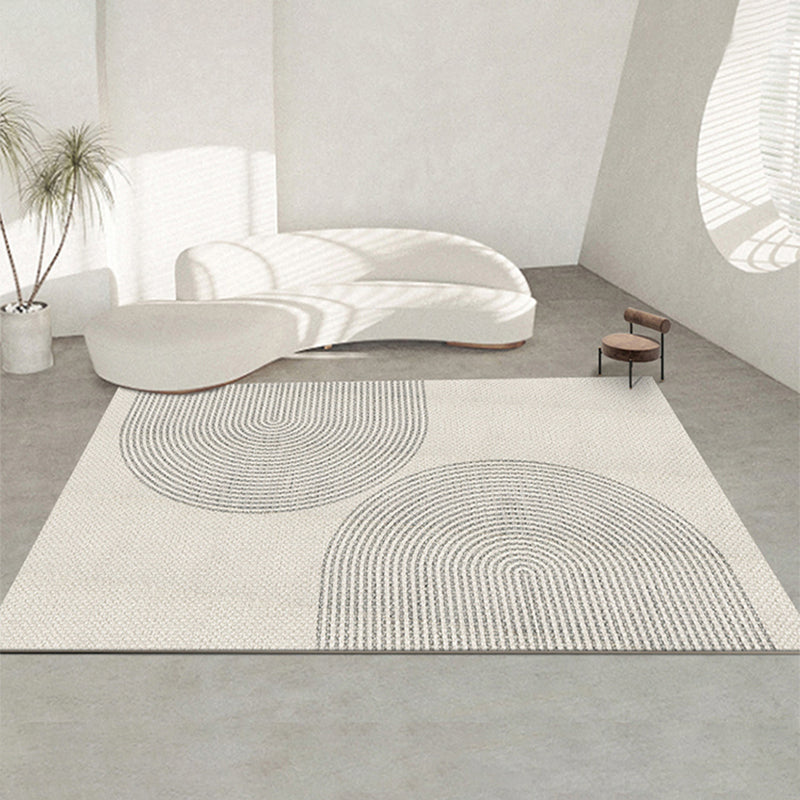 Abstract Pattern Rug Rectangle Polyster Modern Carpet Bedroom Room Non-Slip Backing Rug