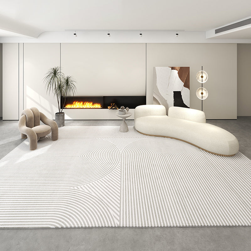 Abstract Pattern Rug Rectangle Polyster Modern Carpet Bedroom Room Non-Slip Backing Rug