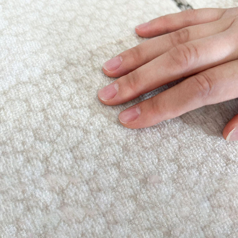 Abstract Pattern Rug Rectangle Polyster Modern Carpet Bedroom Room Non-Slip Backing Rug