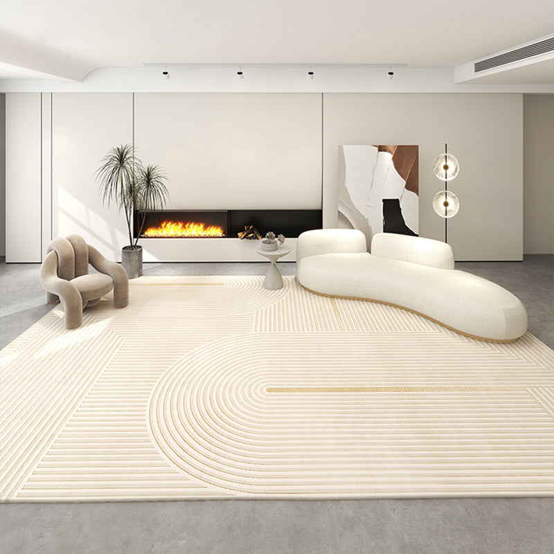 Abstract Pattern Rug Rectangle Polyster Modern Carpet Bedroom Room Non-Slip Backing Rug