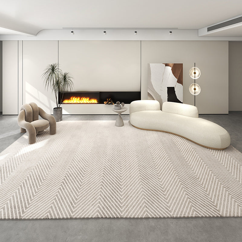 Abstract Pattern Rug Rectangle Polyster Modern Carpet Bedroom Room Non-Slip Backing Rug