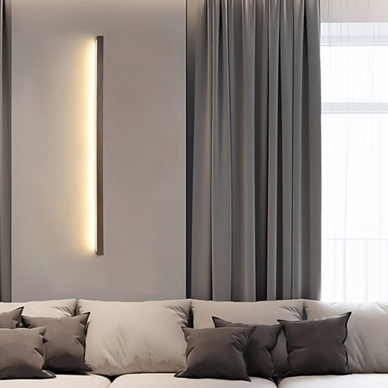 Modern Wall Light Fixture Simple Wooden LED Wall Light Sconce for Bedroom