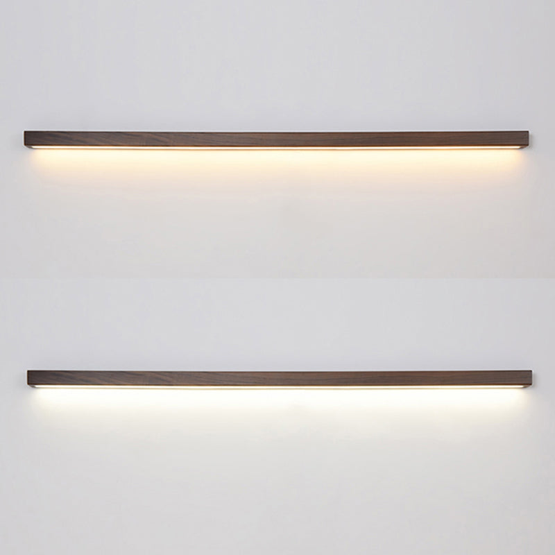 Modern Wall Light Fixture Simple Wooden LED Wall Light Sconce for Bedroom