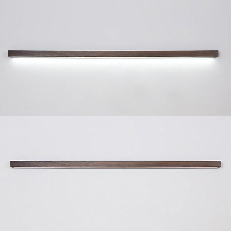 Modern Wall Light Fixture Simple Wooden LED Wall Light Sconce for Bedroom