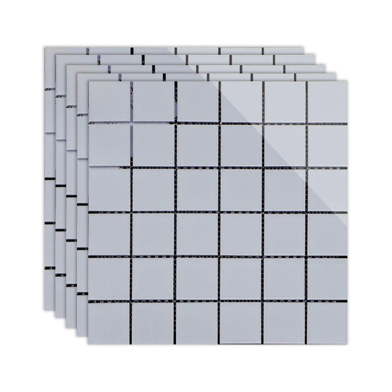 Black and White Wall Tile Mixed Material Mosaic Sheet Wall & Floor Tile