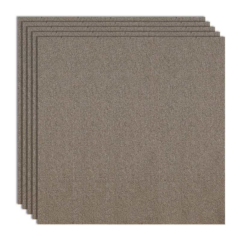 Carpet Tile Non-Skid Fade Resistant Geometry Loose Lay Dining Room Carpet Tiles