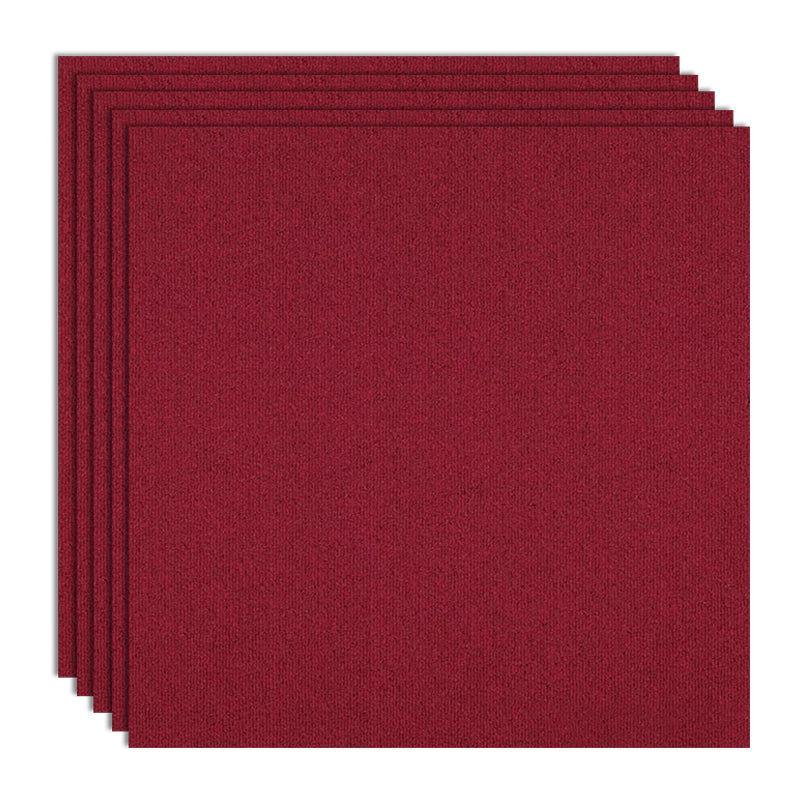Carpet Tile Non-Skid Fade Resistant Geometry Loose Lay Dining Room Carpet Tiles