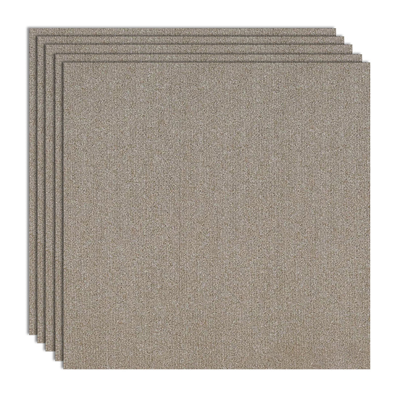 Carpet Tile Non-Skid Fade Resistant Geometry Loose Lay Dining Room Carpet Tiles