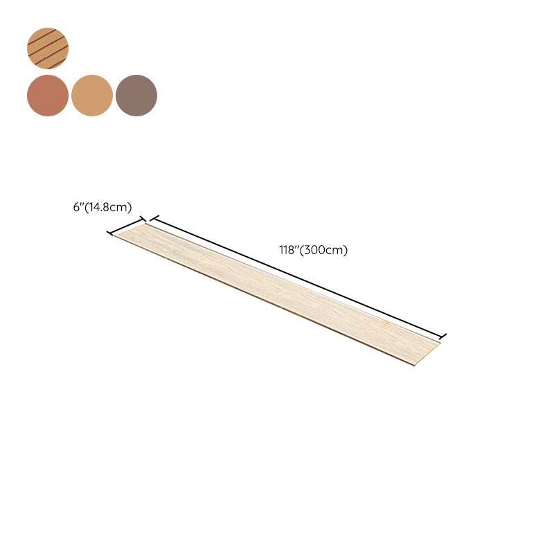 WPC Outdoor Flooring Rectangle Modern Style Waterproof Nail Flooring