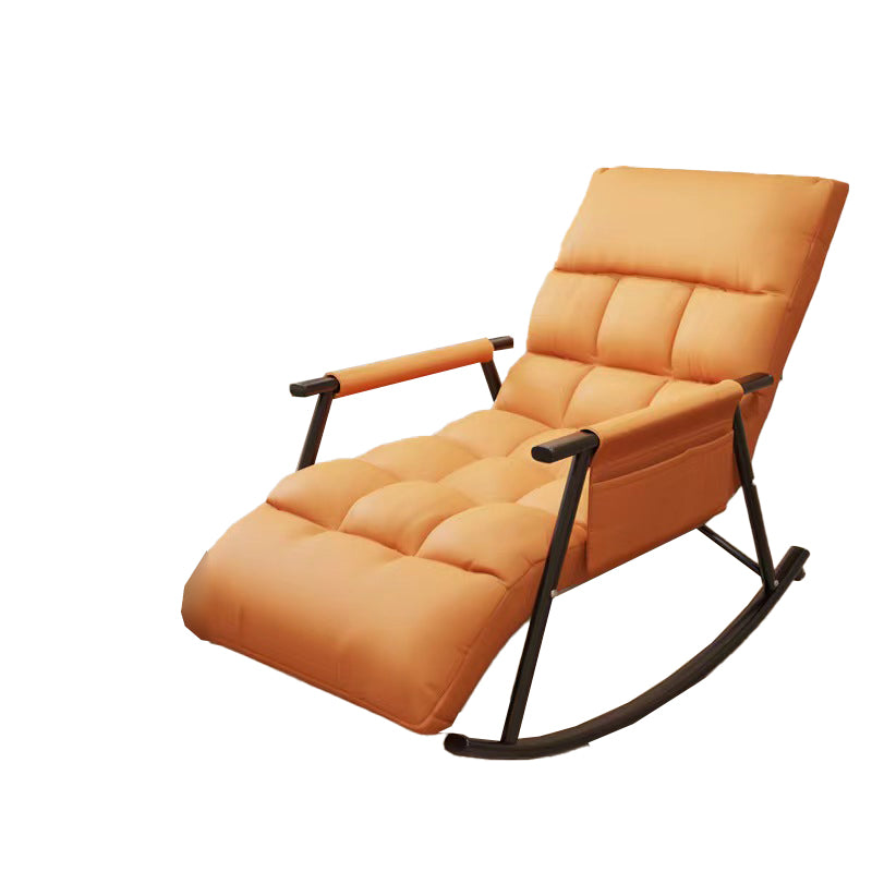 Modern Rocking Chair Upholstered Button-Tufted Reclining Recliner Chair