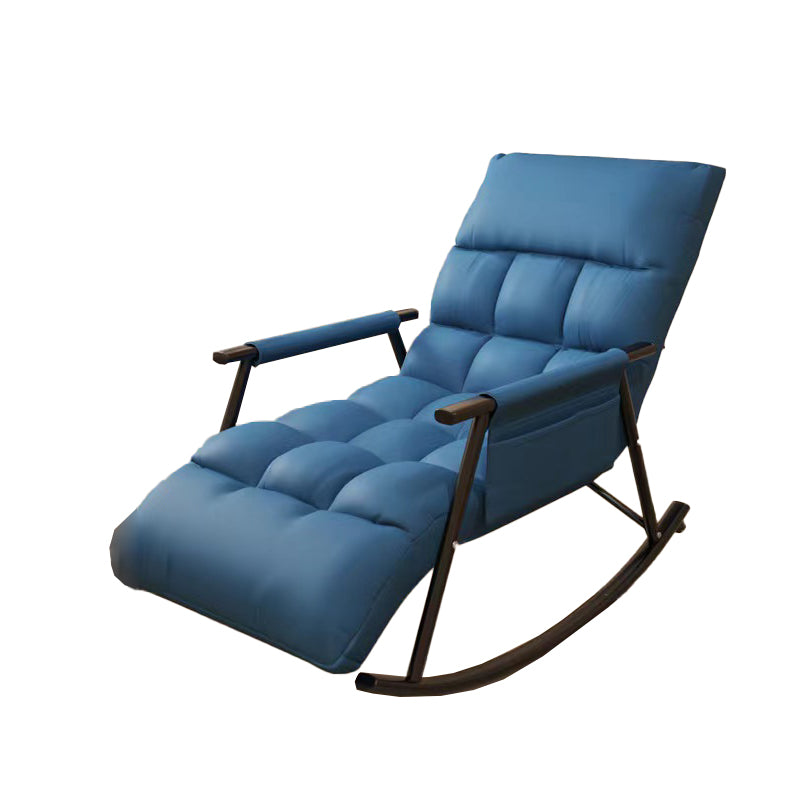 Modern Rocking Chair Upholstered Button-Tufted Reclining Recliner Chair