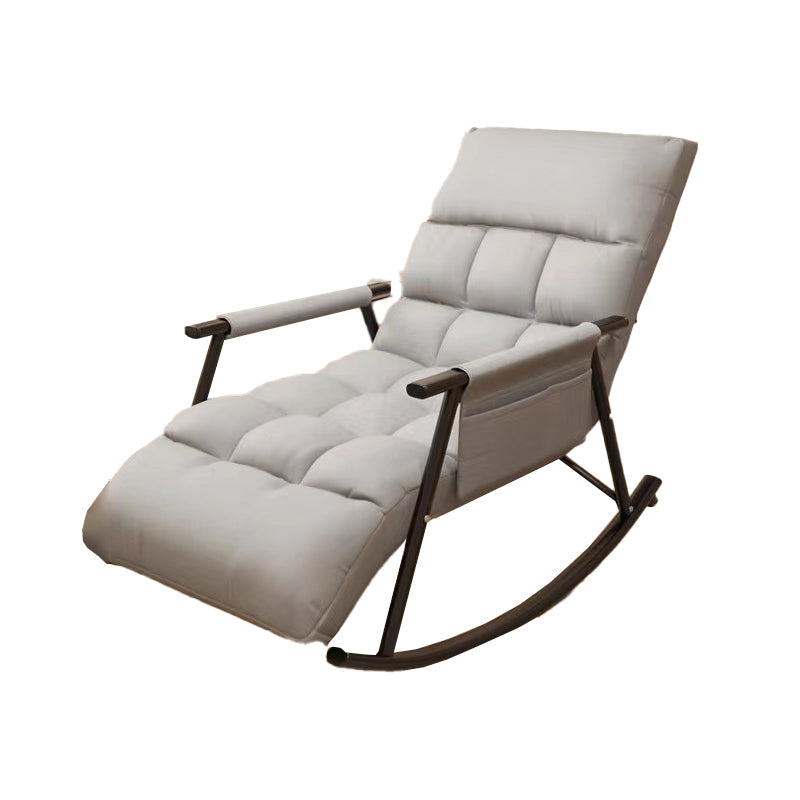 Modern Rocking Chair Upholstered Button-Tufted Reclining Recliner Chair