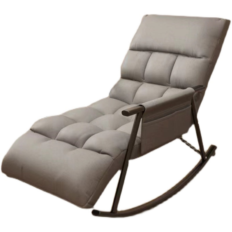 Modern Rocking Chair Upholstered Button-Tufted Reclining Recliner Chair