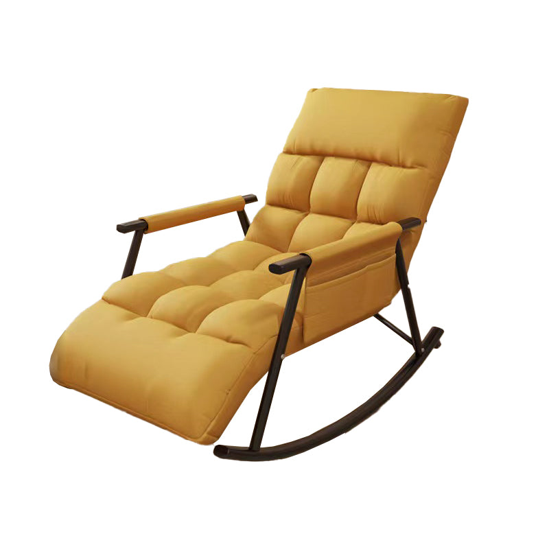 Modern Rocking Chair Upholstered Button-Tufted Reclining Recliner Chair
