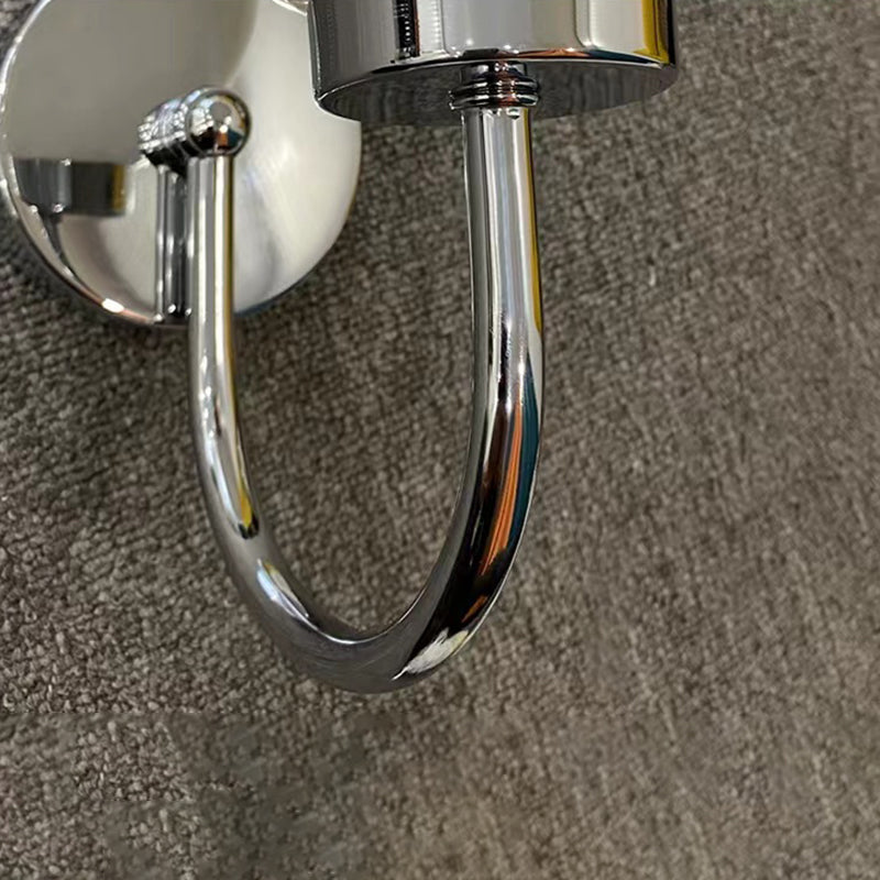 Modern Wall Light Fixture Household Wall Light Sconce with Glass Shade for Bedroom