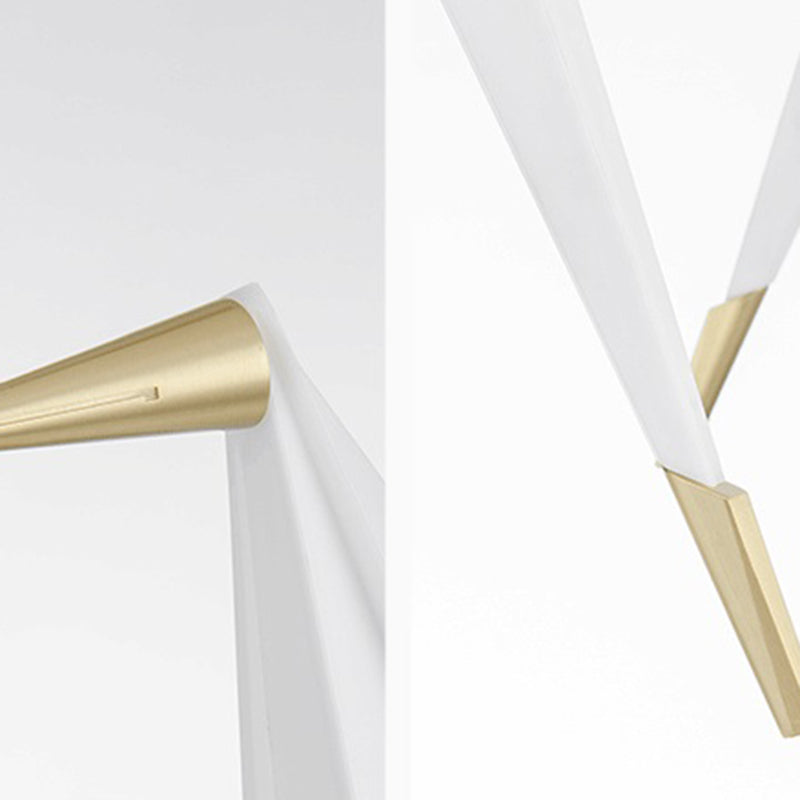 Modern Metal Wall Sconce Bird Shape Wall Light with Acrylic Shade for Living Room