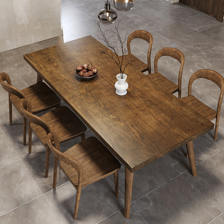 Modern 4 Legs Dining Room Solid Wood Dining Table for Dining Room