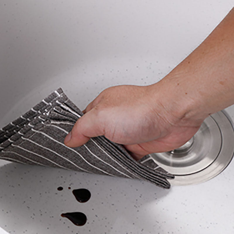 Quartz Kitchen Sink Drop-In Kitchen Sink with Basket Strainer