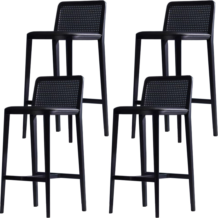 Industrial Style Counter Chair Wood Footrest Counter Stool for Bristol