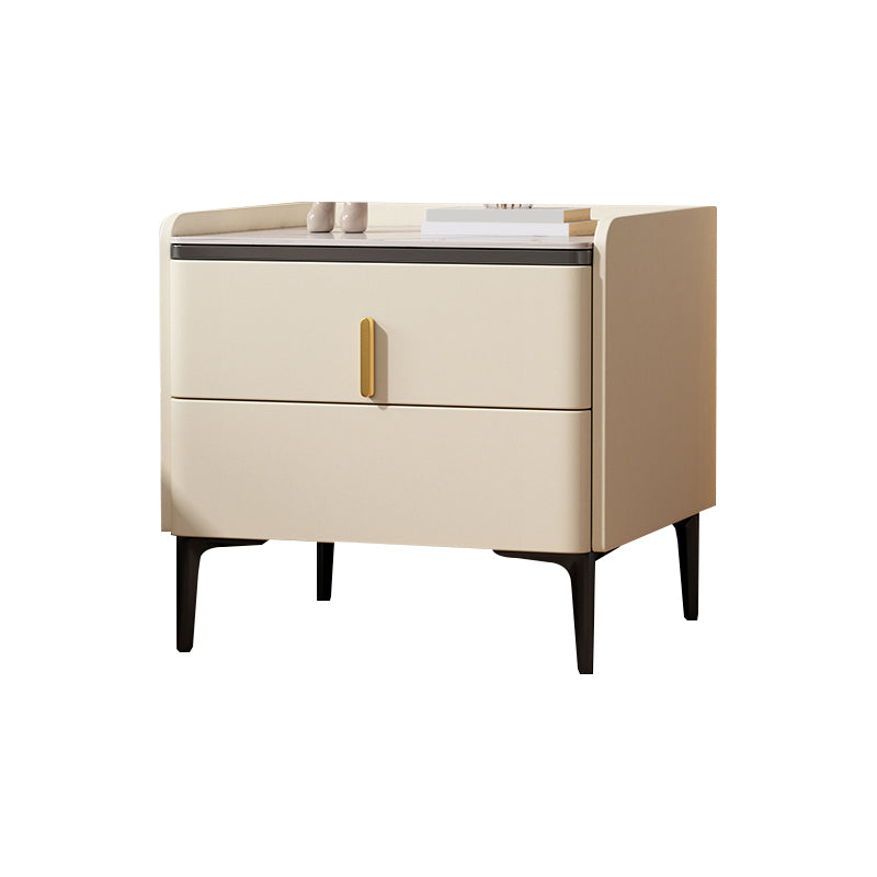 Solid Wood Modern Kids Bedside Table Storage Flat Top Nightstand Kids