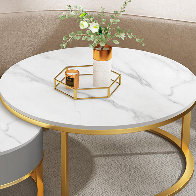 Slate Top Coffee Table Frame Coffee Cocktail Table with Drawers