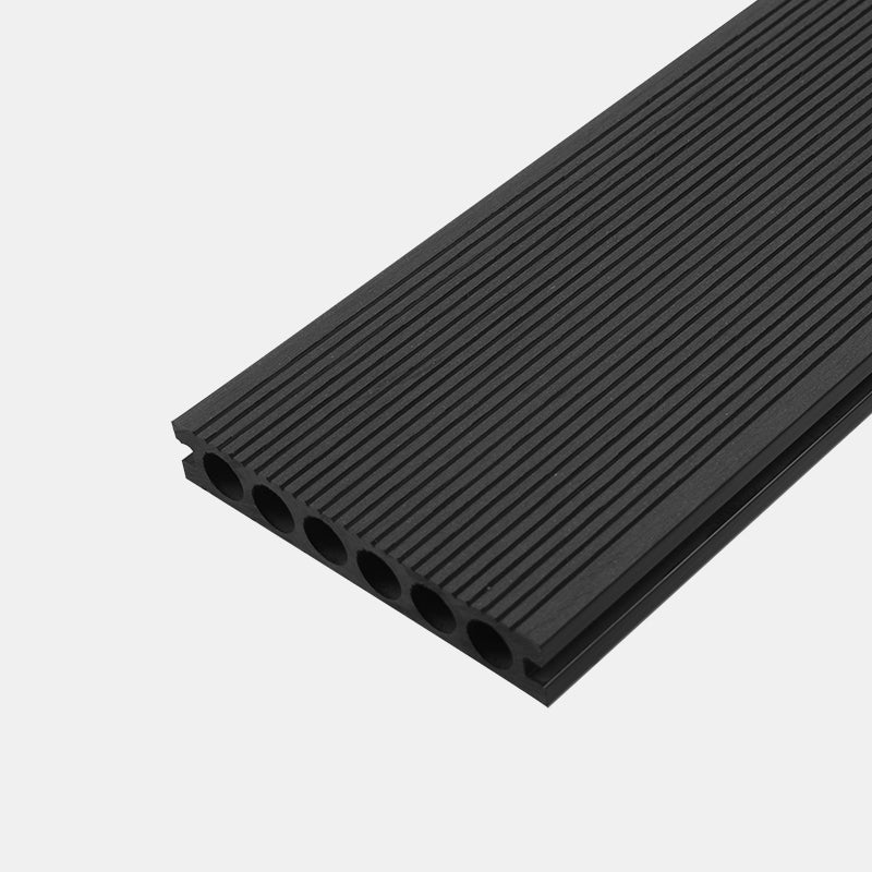 Modern Deck Plank Composite Nailed Striped Pattern Patio Flooring Tiles for Outdoor