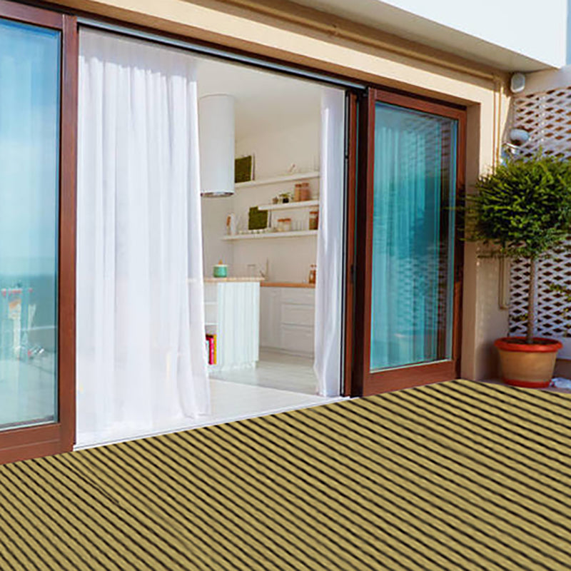 Modern Deck Plank Composite Nailed Striped Pattern Patio Flooring Tiles for Outdoor