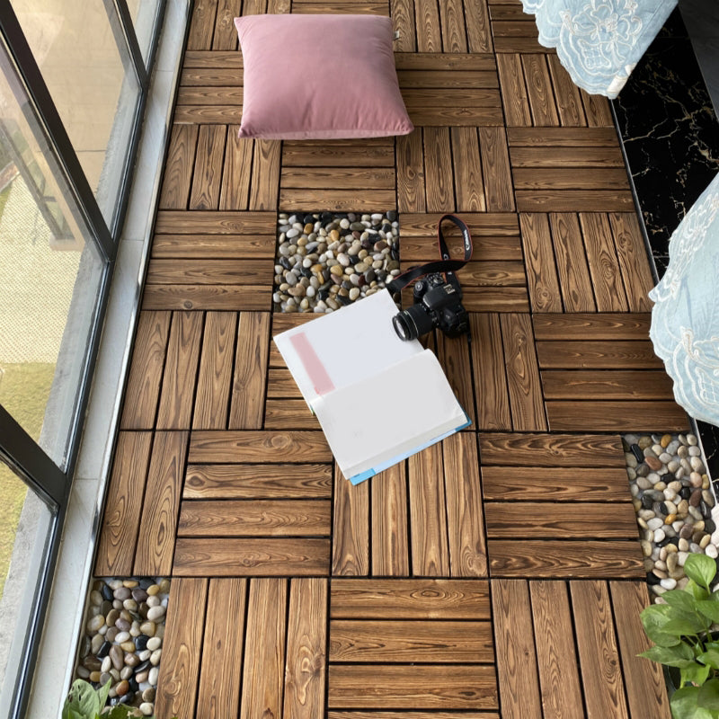 Outdoor Composite Deck Tiles Snapping Striped Detail Kit Deck Tiles
